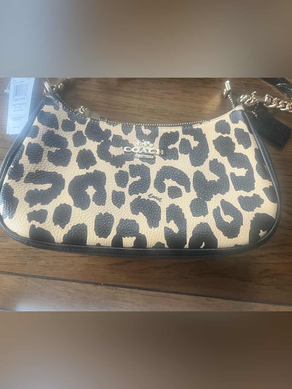 Coach Teri Shoulder Bag in Leopard Print